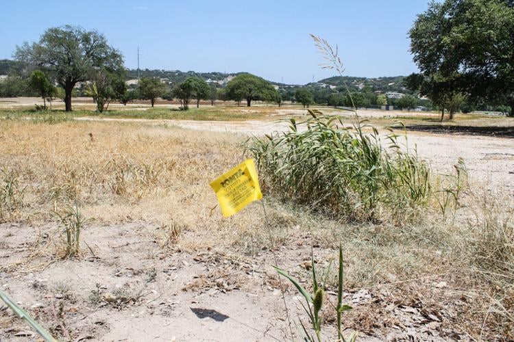 Kerrville Texas grass field where tivy commons development will be built - mixed-use development which will include national retail stores, restaurants and residential units, as well as a boutique hotel.